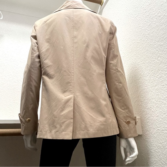 TALBOTS Classic Tan Peacoat - Size 8 - Picture 6 of 11